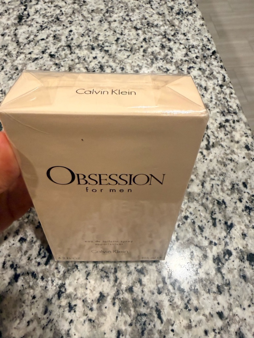 Calvin Klein Obsession for Men - Beige and Black Packaging